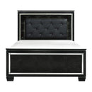 Allura Full Panel Bed in Black 1916FBK-1 - Furniture Now (CA)