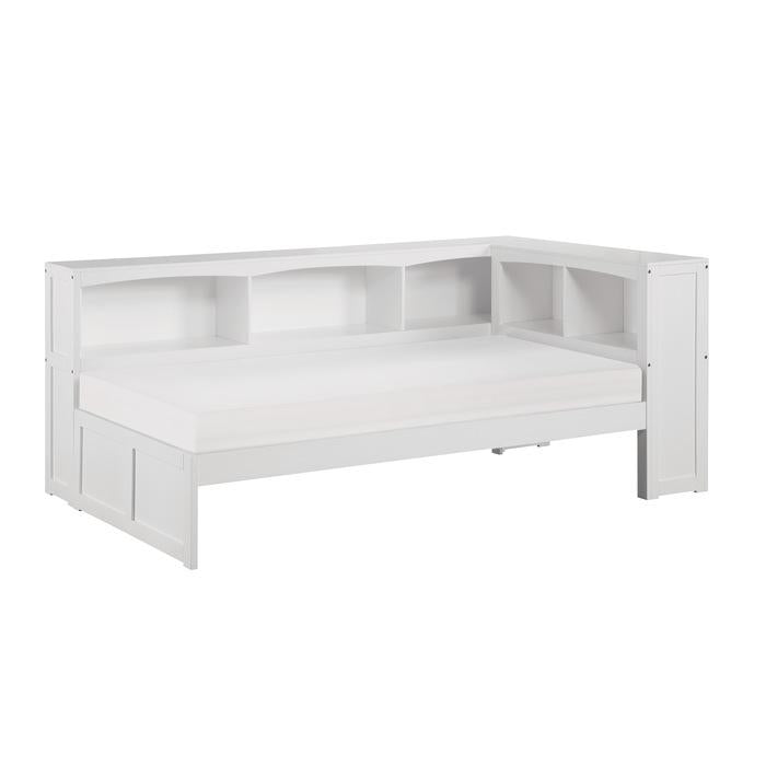 B2053BCW-1BC - (3) Twin Bookcase Corner Bed - Furniture Now (CA)