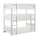 B2053TTTW-1 - (3) Triple Bunk Bed - Furniture Now (CA)