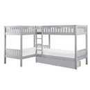 B2063CN-1T - (4) Corner Bunk Bed with Storage Boxes - Furniture Now (CA)