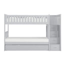 B2063SB-1R - (5) Twin/Twin Step Bunk Bed with Twin Trundle - Furniture Now (CA)