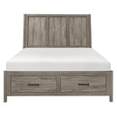 Bainbridge (3) California King Platform Bed with Footboard Storage - Furniture Now (CA)