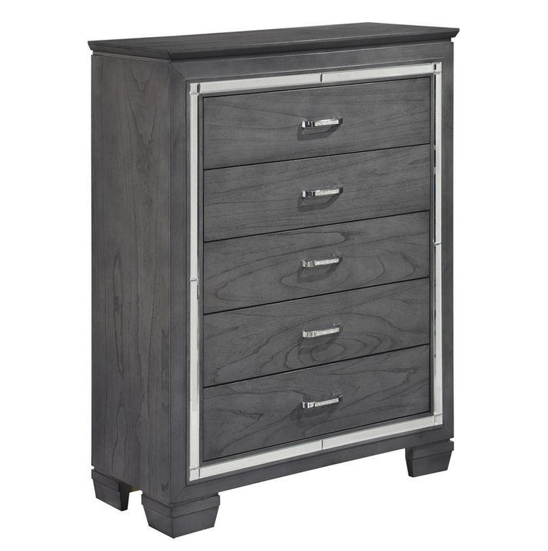 Allura Chest in Gray 1916GY-9 - Furniture Now (CA)