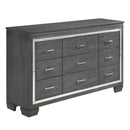 Allura Dresser in Gray 1916GY-5 - Furniture Now (CA)