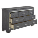 Allura Dresser in Gray 1916GY-5 - Furniture Now (CA)