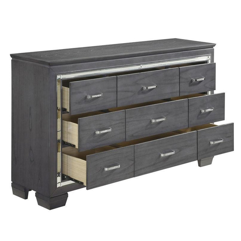 Allura Dresser in Gray 1916GY-5 - Furniture Now (CA)