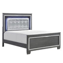 Allura Full Panel Bed in Gray 1916FGY-1 - Furniture Now (CA)