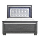 Allura (3)California King Bed, LED Lighting - Furniture Now (CA)
