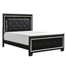 Allura Full Panel Bed in Black 1916FBK-1 - Furniture Now (CA)