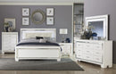 Allura Full Panel Bed in White 1916FW-1 - Furniture Now (CA)