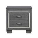 Allura Nightstand in Gray 1916GY-4 - Furniture Now (CA)