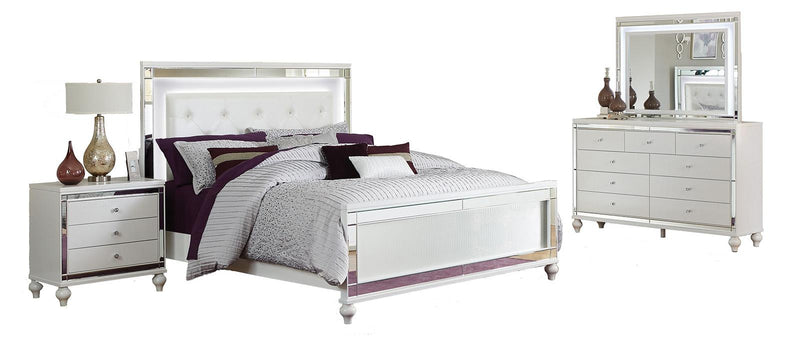Alonza Queen LED Panel Bed 1845LED-1 - Furniture Now (CA)