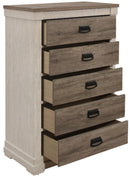 Arcadia Chest in White & Weathered Gray 1677-9 - Furniture Now (CA)