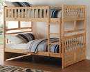 Bartly Full/Full Bunk Bed in Natural B2043FF-1 - Furniture Now (CA)