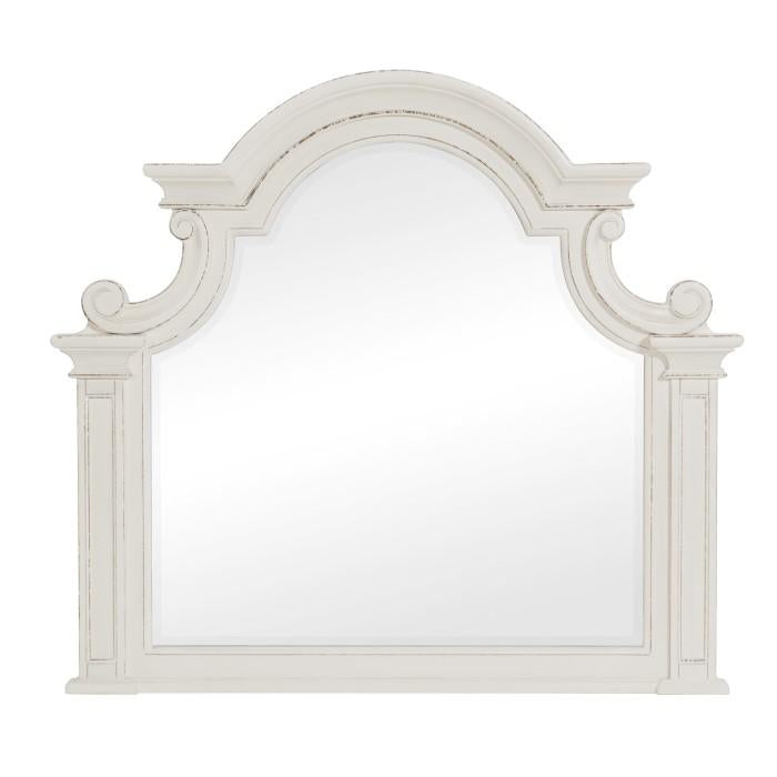 Baylesford Mirror in Antique White 1624W-6 - Furniture Now (CA)