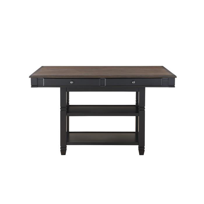 Baywater Counter Height Table in Natural and Black 5705BK-36 - Furniture Now (CA)