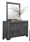 Beechnut 6 Drawer Dresser in Gray 1904GY-5 - Furniture Now (CA)