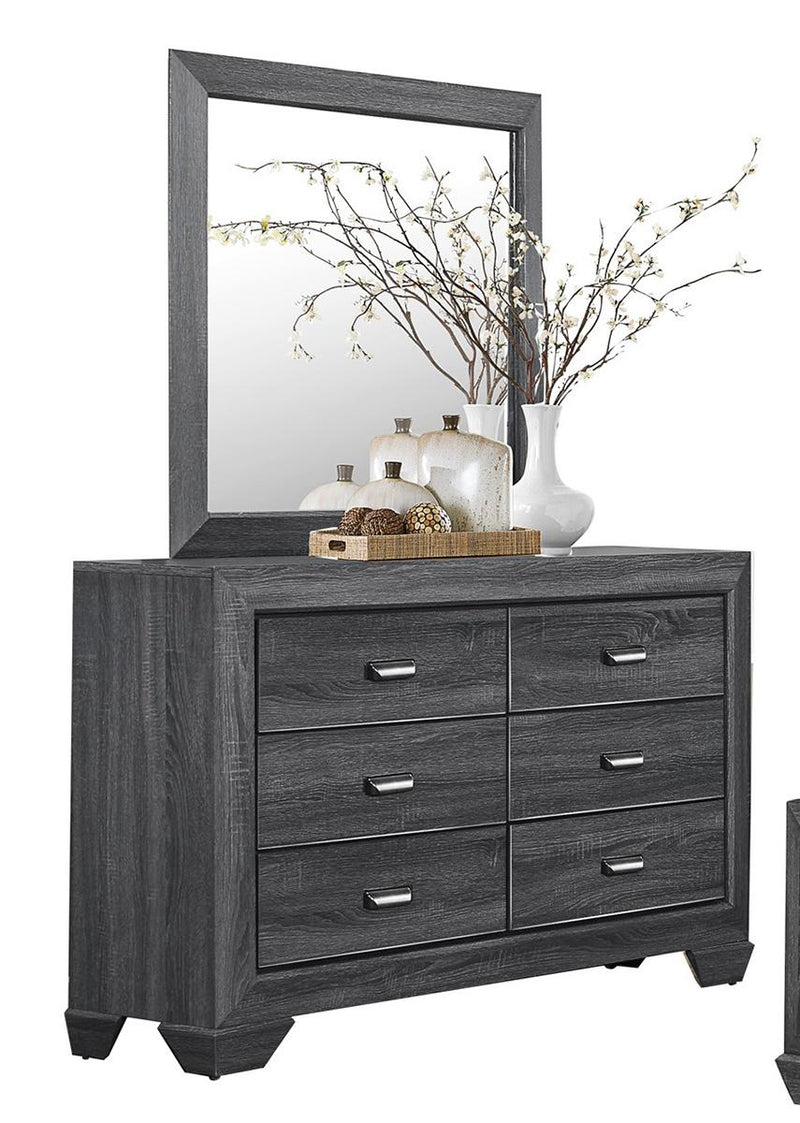 Beechnut 6 Drawer Dresser in Gray 1904GY-5 - Furniture Now (CA)