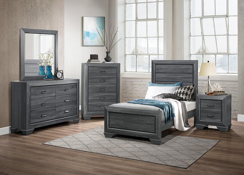 Beechnut 5 Drawer Chest in Gray 1904GY-9 - Furniture Now (CA)