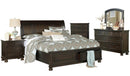 Begonia King Platform Bed in Gray 1718KGY-1EK - Furniture Now (CA)