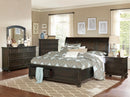 Begonia King Platform Bed in Gray 1718KGY-1EK - Furniture Now (CA)