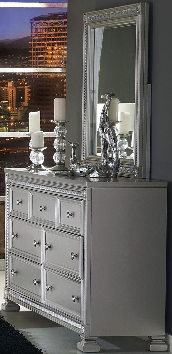 Bevelle 7 Drawer Dresser in Silver 1958-5 - Furniture Now (CA)