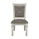 Bevelle Side Chair in Silver (Set of 2) 1958S - Furniture Now (CA)