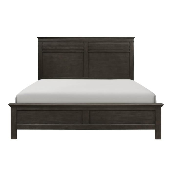 Blaire Farm Full Panel Bed in Saddle Brown Wood 1675F-1 - Furniture Now (CA)