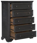 Bolingbrook Chest in Coffee 1647-9 - Furniture Now (CA)