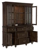 Cardano Buffet & Hutch in Charcoal 1689-50 - Furniture Now (CA)