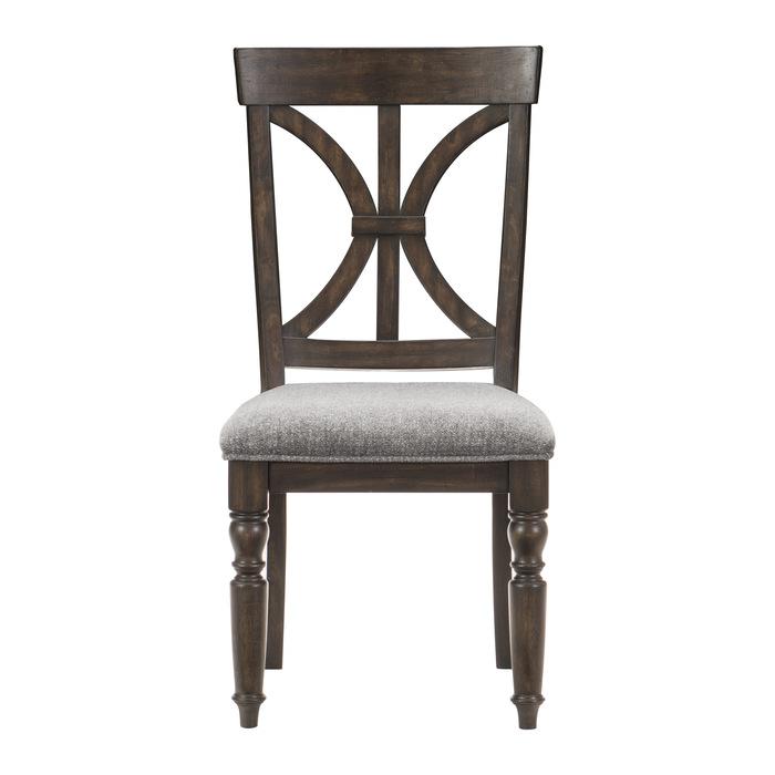 Cardano Side Chair in Charcoal (Set of 2) - Furniture Now (CA)