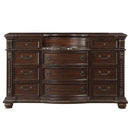 Cavalier Dresser in Dark Cherry 1757-5 - Furniture Now (CA)
