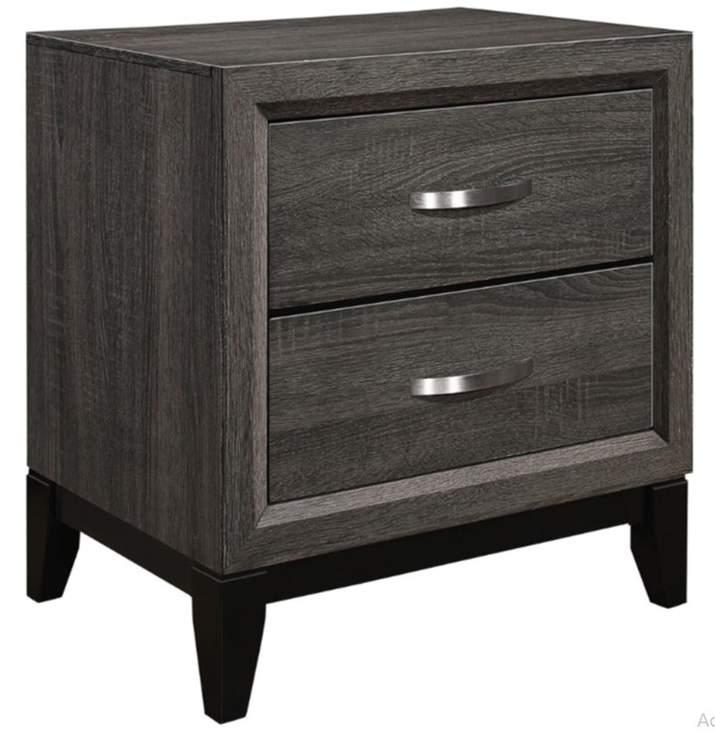 Davi Nightstand in Gray 1645-4 - Furniture Now (CA)