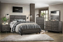 Davi King Panel Bed in Gray 1645K-1EK - Furniture Now (CA)