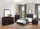 Edina Twin Panel Bed in Espresso-Hinted Cherry 2145T-1 - Furniture Now (CA)