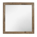 Mandan Mirror in Weathered Pine 1910-6