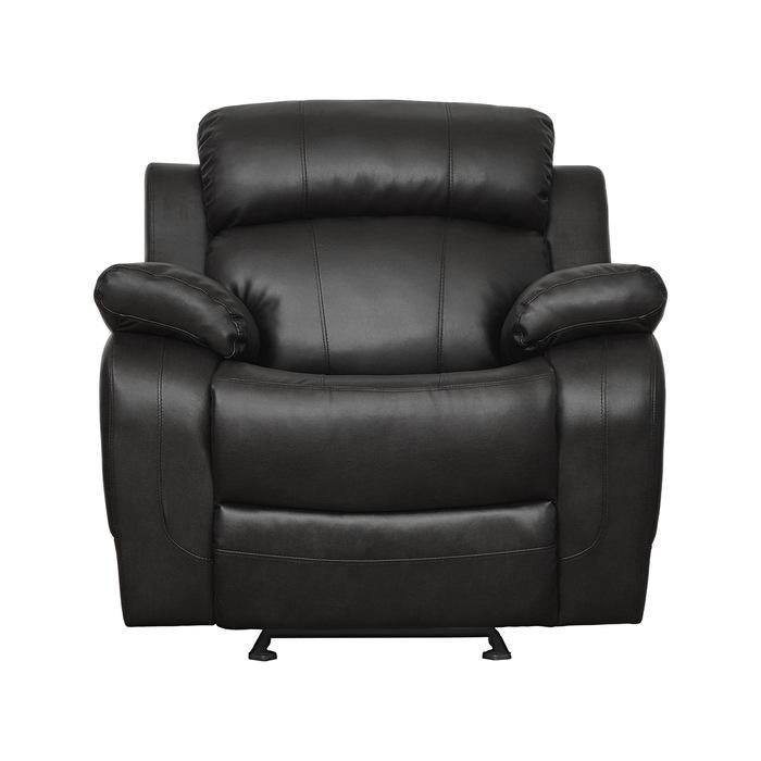 Marille Double Glider Reclining Chair in Black