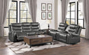 Putnam Double Glider Reclining Loveseat in Gray 9405GY-2