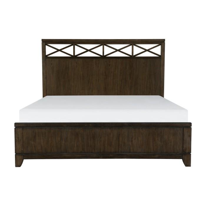 Griggs King Panel Bed in Dark Brown 1669K-1EK