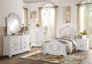 Lucida 5 Drawer Chest in White 2039W-9