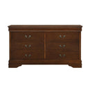 Mayville 6 Drawer Dresser in Brown Cherry 2147-5