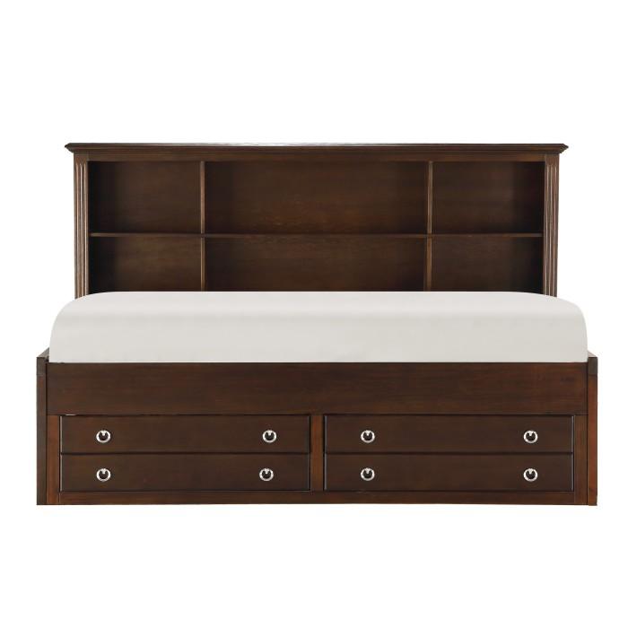 Meghan Twin Lounge Storage Bed in Espresso