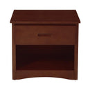 Rowe 1 Drawer Night Stand in Dark Cherry B2013DC-4
