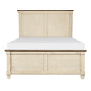 Weaver King Panel Bed in Antique White 1626K-1EK