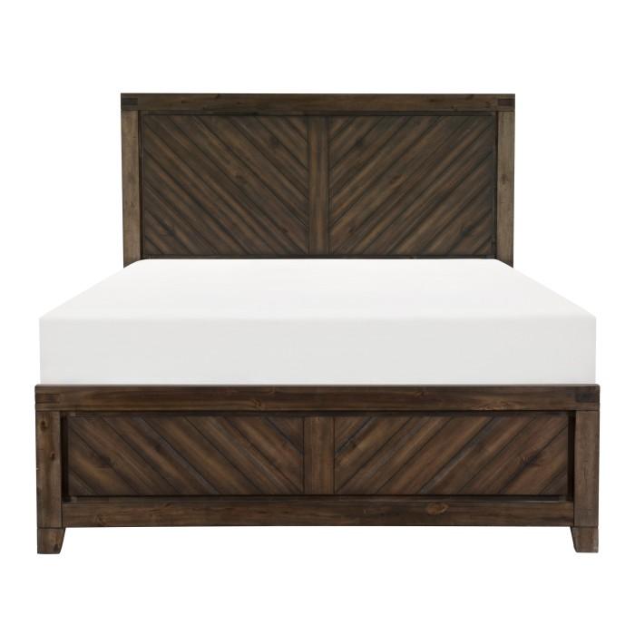 Parnell King Panel Bed in Rustic Cherry 1648K-1EK