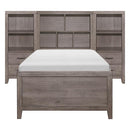 Woodrow 3pc Set Twin Wall Bed (TB+2PNS)