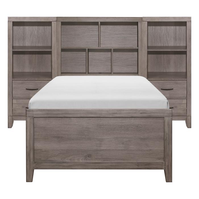 Woodrow 3pc Set Twin Wall Bed (TB+2PNS)