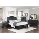 Herman (3) Queen Platform Bed with Footboard Storage - Furniture Now (CA)