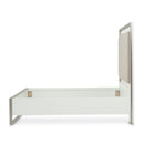 AICO Michael Amini Marquee Eastern King Panel Bed in Cloud White - Furniture Now (CA)
