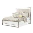 AICO Michael Amini Marquee Eastern King Panel Bed in Cloud White - Furniture Now (CA)